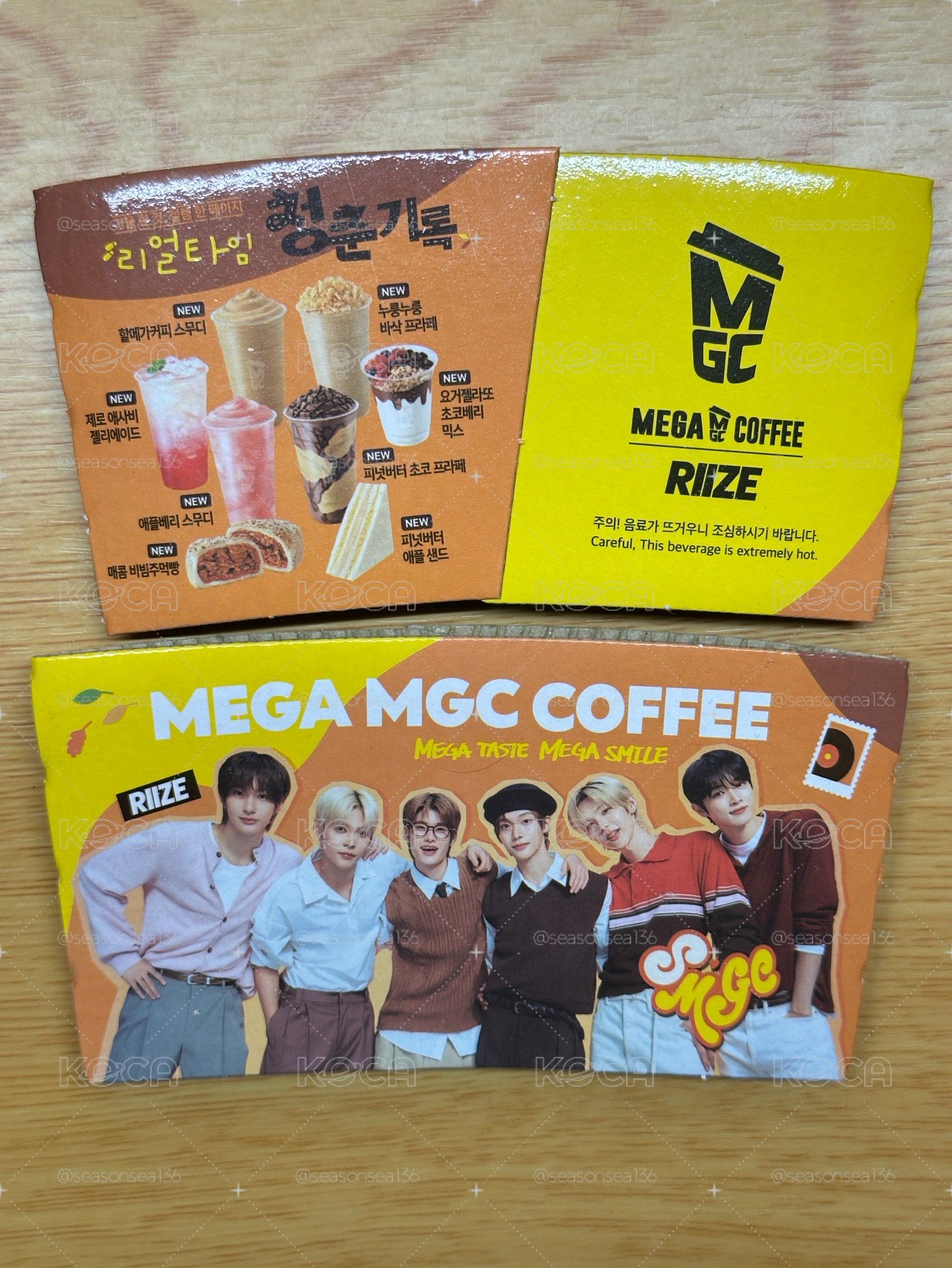 RIIZE Mega Coffee杯套