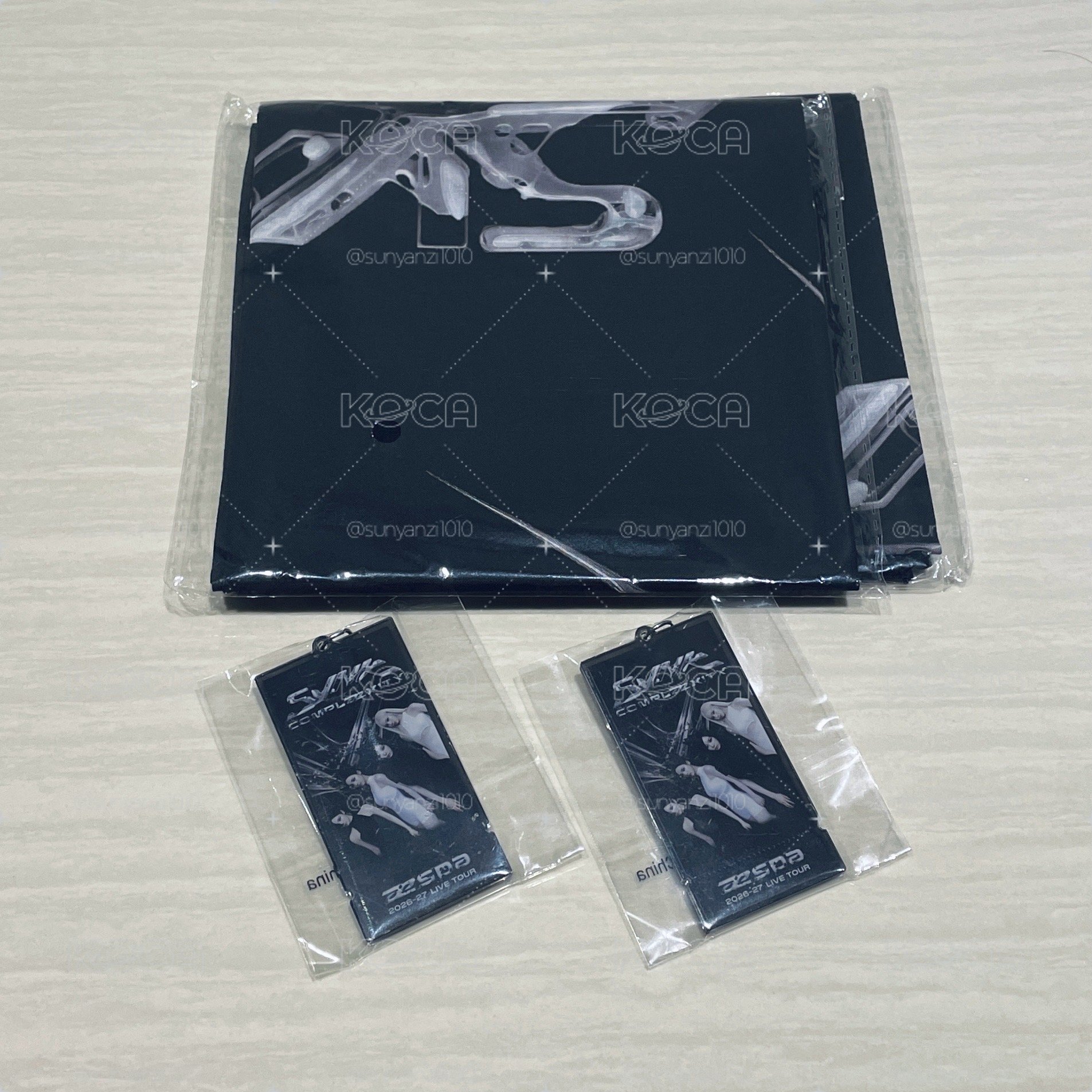 aespa 四巡 台北限定 頭套頭巾 / 鑰匙圈