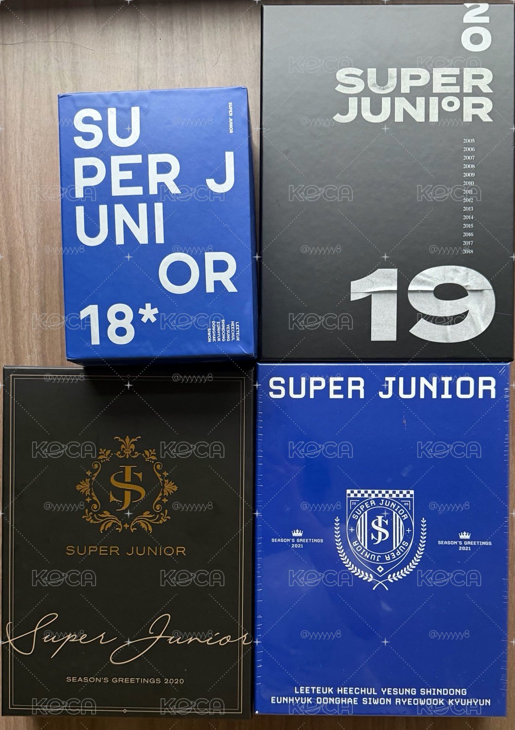 現貨 SJ 2018 2019 2020 2021 年曆 SEASON'S GREETINGS