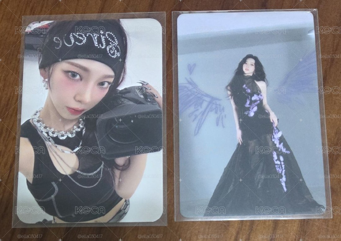 Karina小卡2張 Whiplash 快閃滿額卡