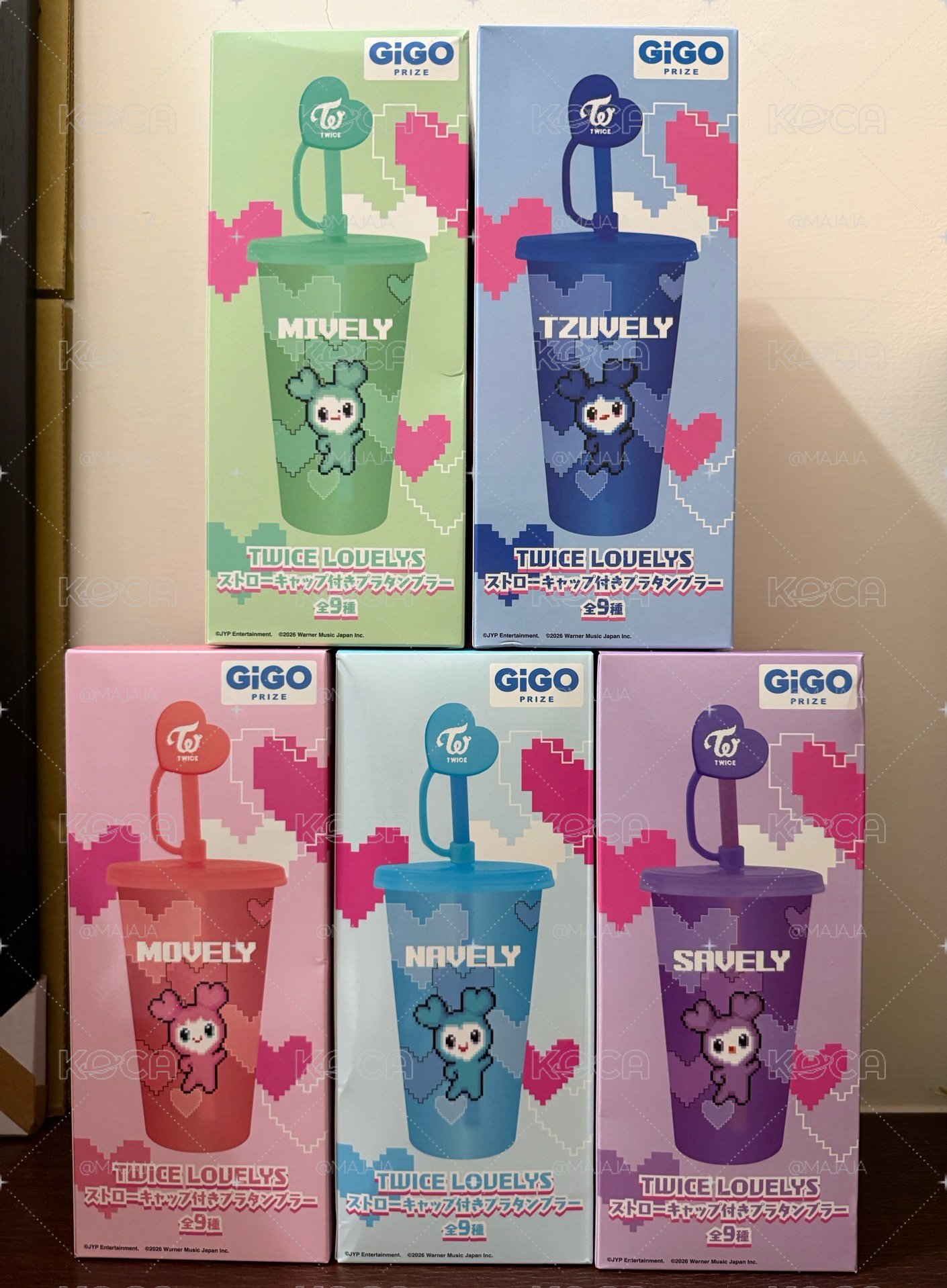 現貨全新未拆 TWICE GIGO吸管杯 聯名