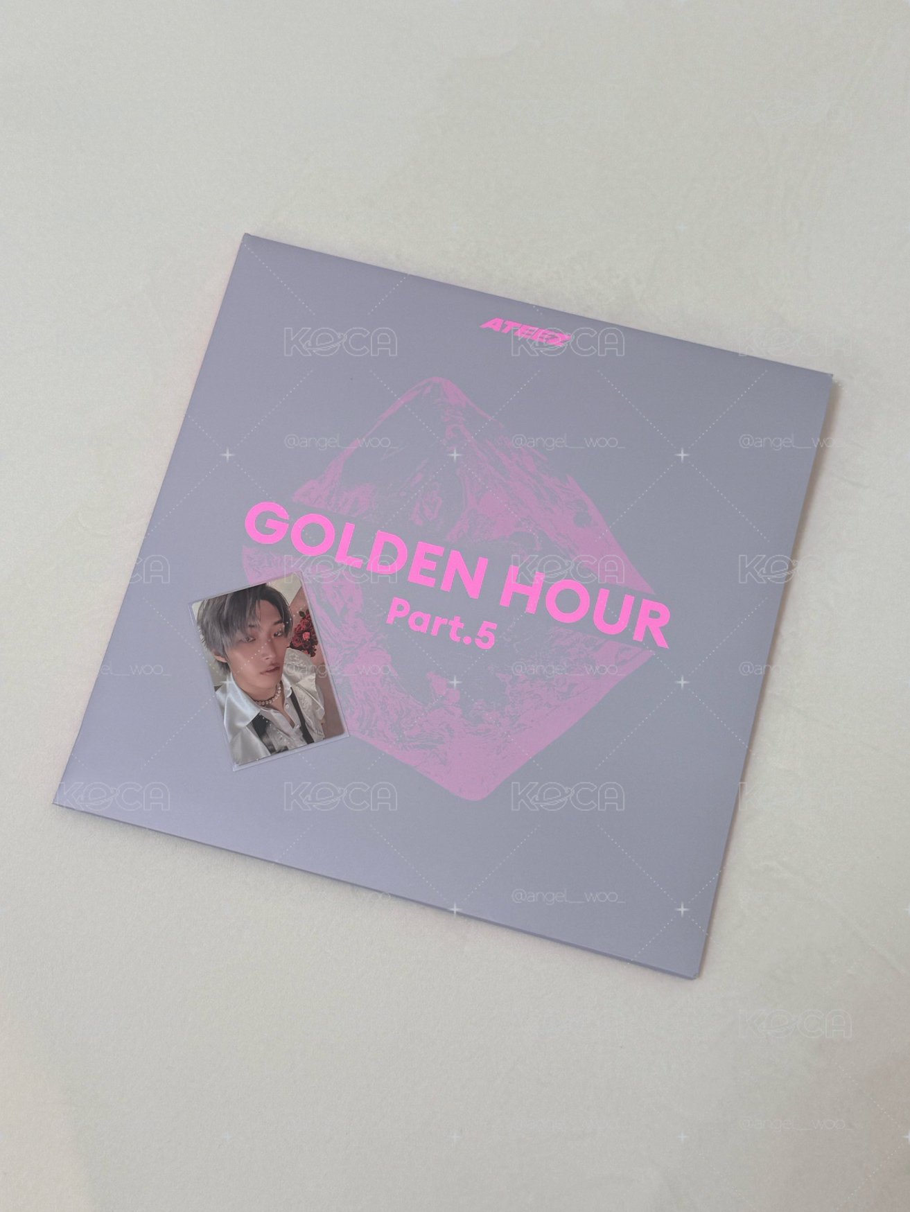 ATEEZ GH5 LP 粉膠 旼琦