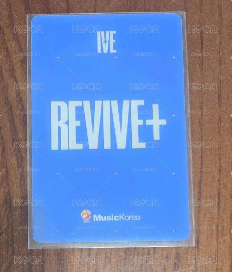 IVE安 REVIVE+ mk2.0簽售卡 