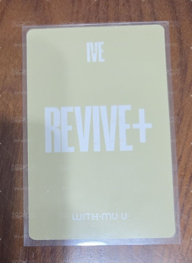 IVE瑞 REVIVE+ wm8.0簽售卡