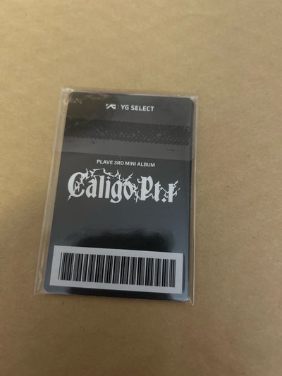 plave  迷三 yg 一套 五張 簽售卡 特典卡