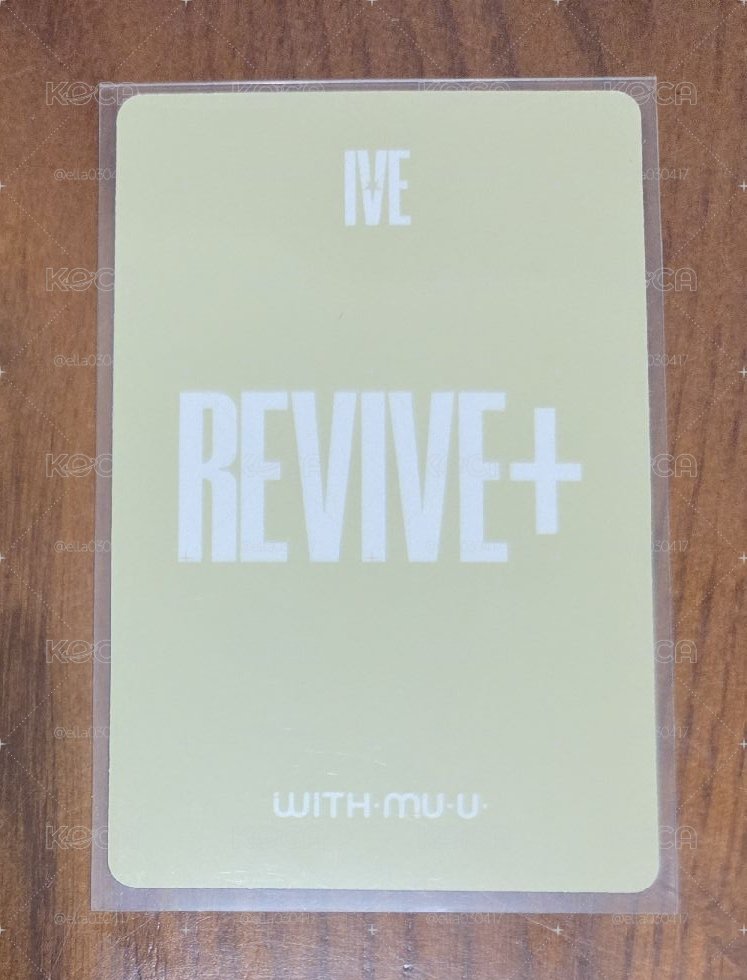 IVE怜 REVIVE+ wm8.0簽售卡
