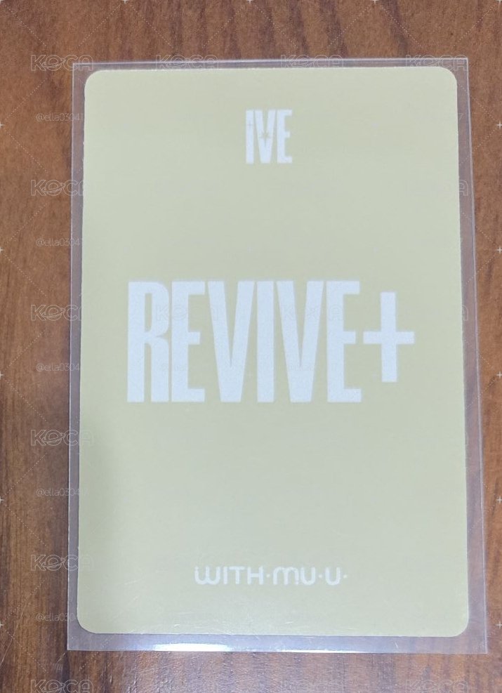 IVE秋 REVIVE+ wm8.0簽售卡