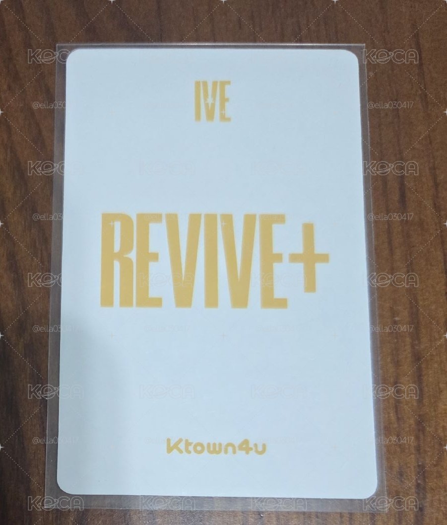 IVE秋 REVIVE+ k4 3.0簽售卡