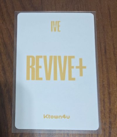 IVE秋 REVIVE+ k4 3.0簽售卡