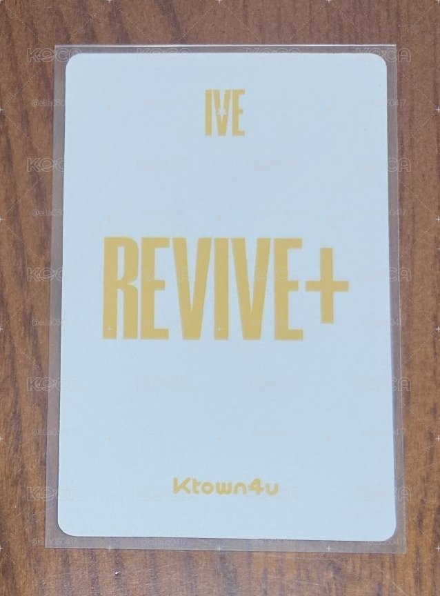 IVE怜 REVIVE+ k4 3.0簽售卡