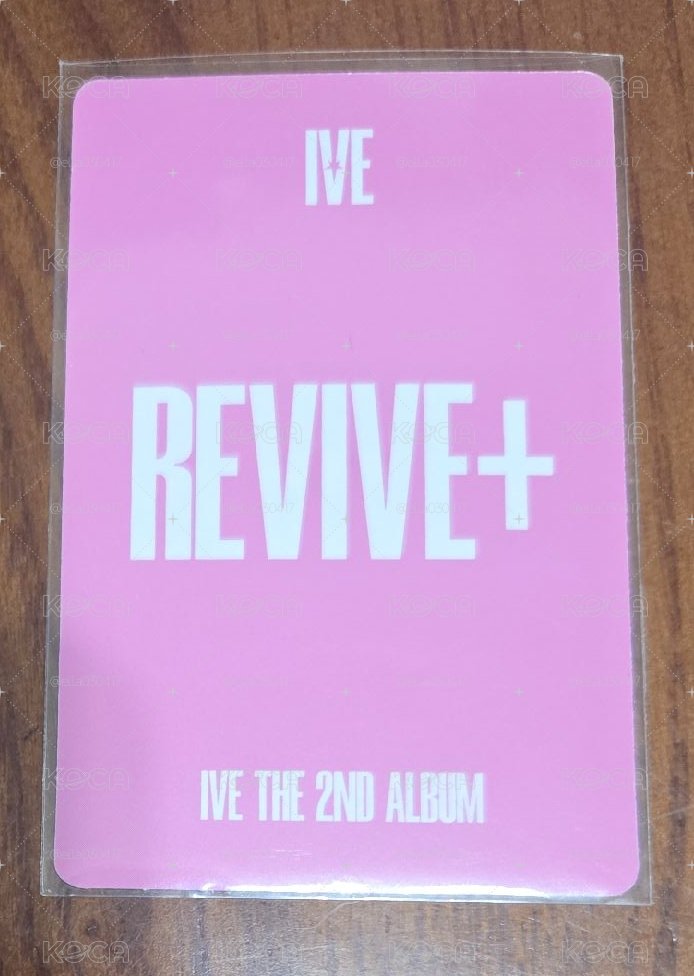 IVE員瑛 REVIVE+ 京東簽售卡 無外包裝