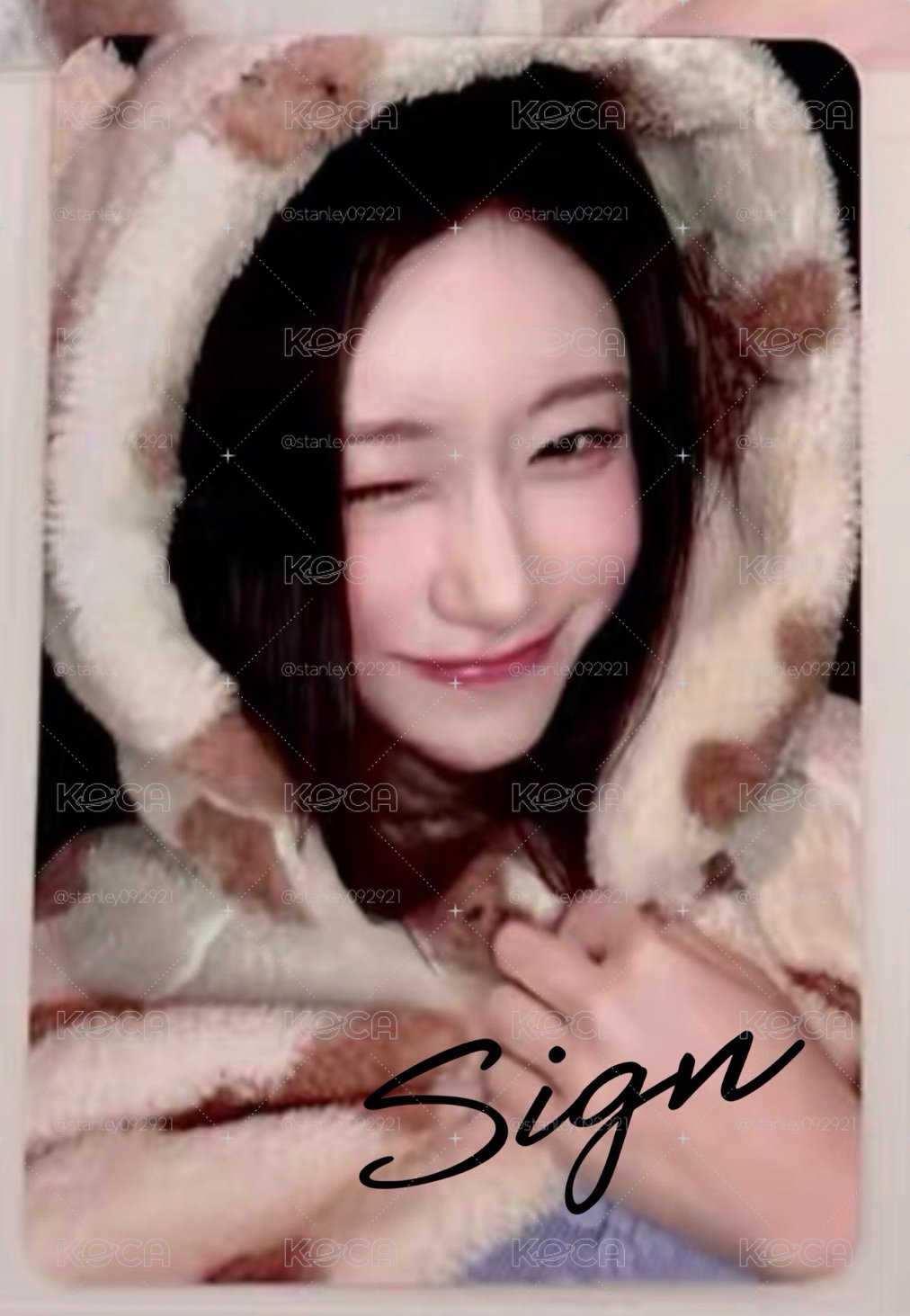 彩領 ms末簽 小熊領 親簽卡