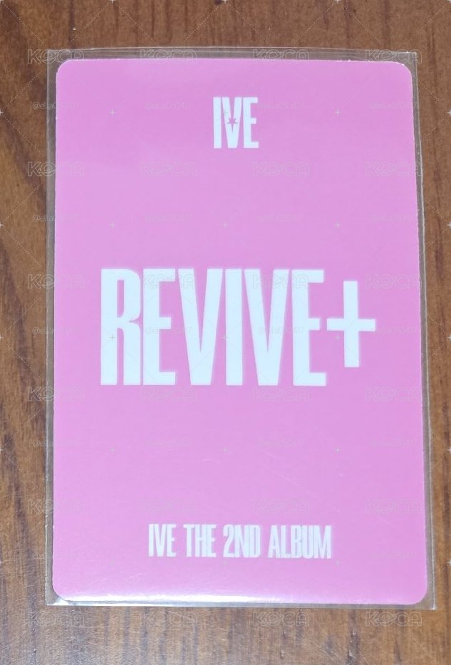 IVE秋1️⃣ REVIVE+ 京東簽售卡 無外包裝