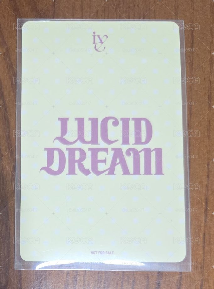 IVE員瑛 LUCID DREAM 塔店特典卡 