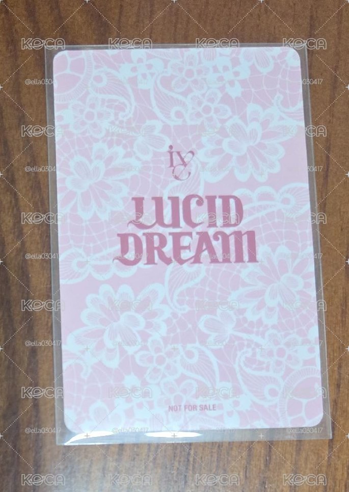 IVE瑞3️⃣ LUCID DREAM 全通路 共通特典 幸運卡 
