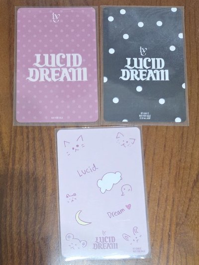 IVE栗子3張 LUCID DREAM 特典卡 專卡 