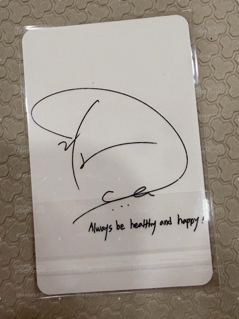 都敬秀🐧嘟 台北入場卡 手寫卡