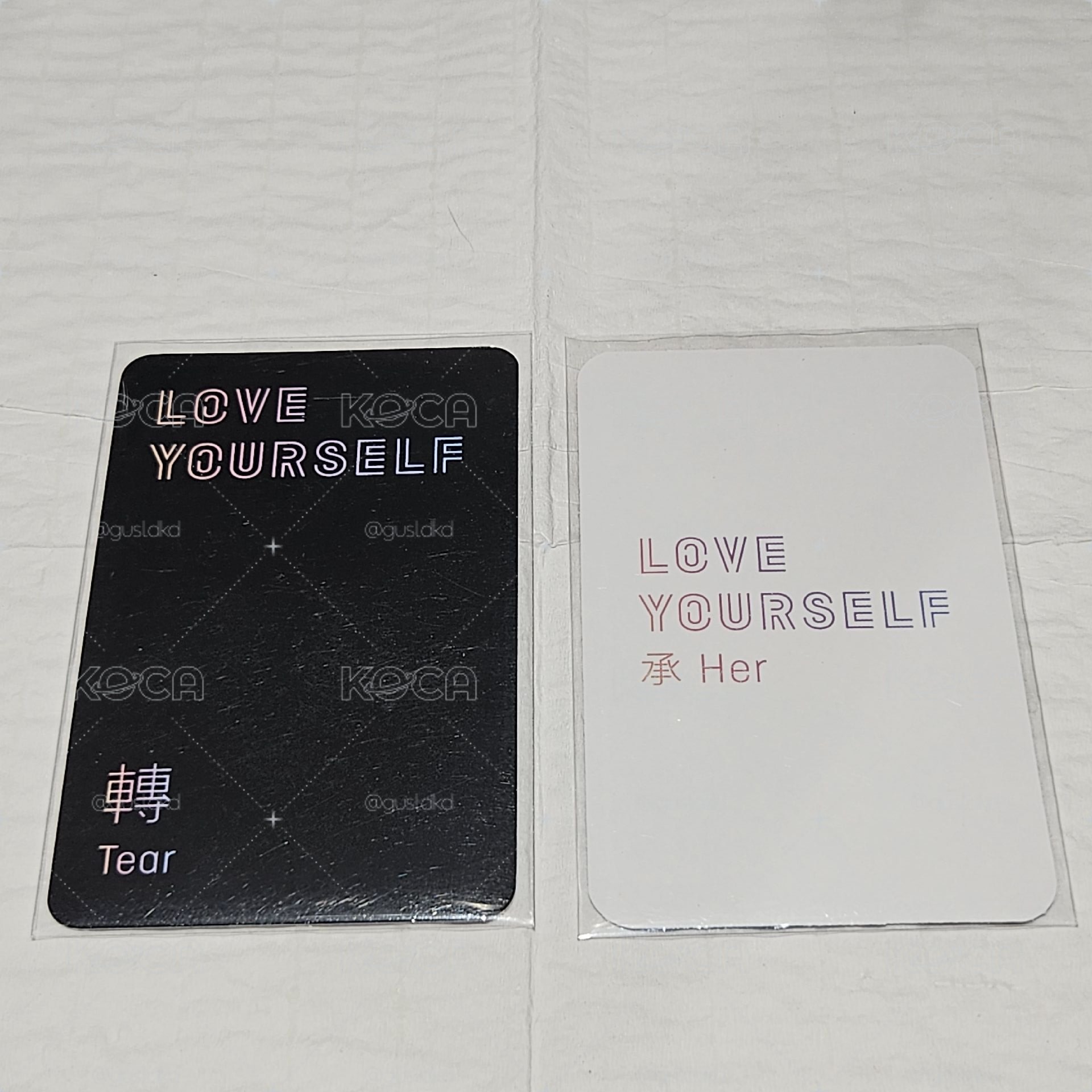 JIN LY 轉+承黑膠專輯卡