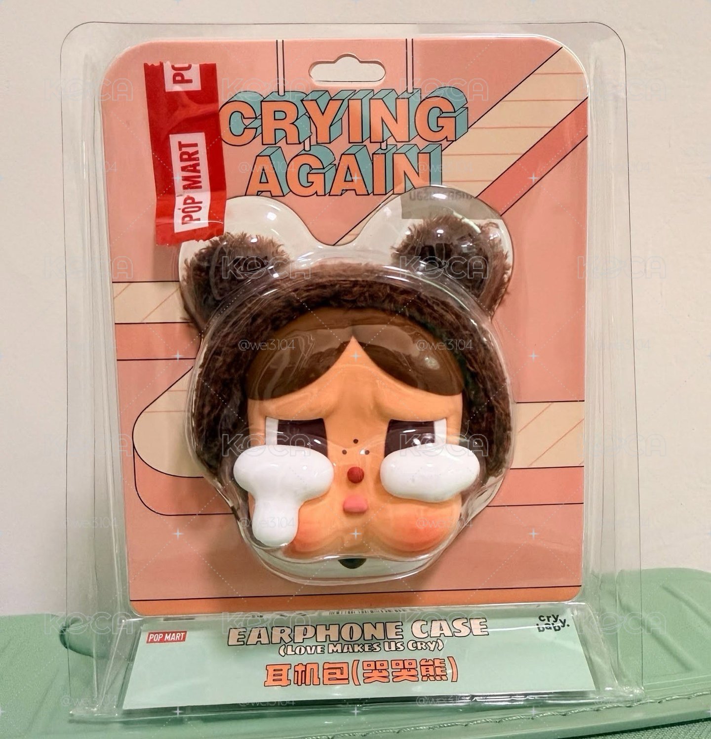 CRYBABY Crying Again 哭哭熊 耳機包