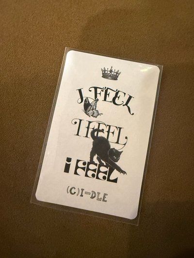 I FEEL POCA 專輯卡 電子專 YUQI
