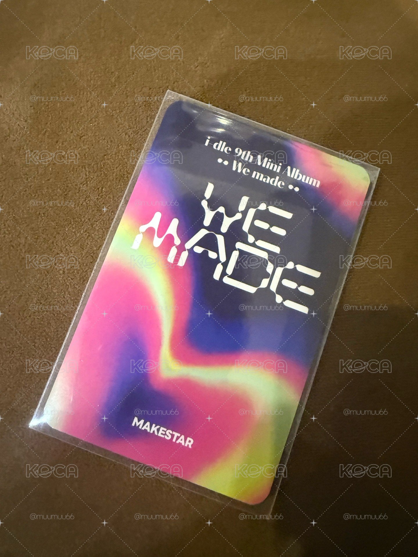 WE MADE MS 預售 特典卡 MIYEON