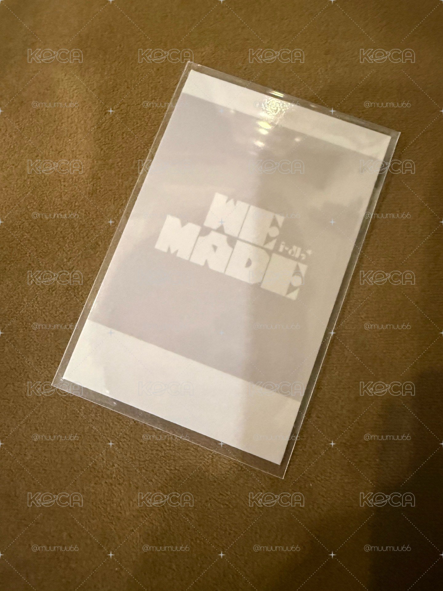 WE MADE SR 1.0 特典卡 拍立得 MINNIE