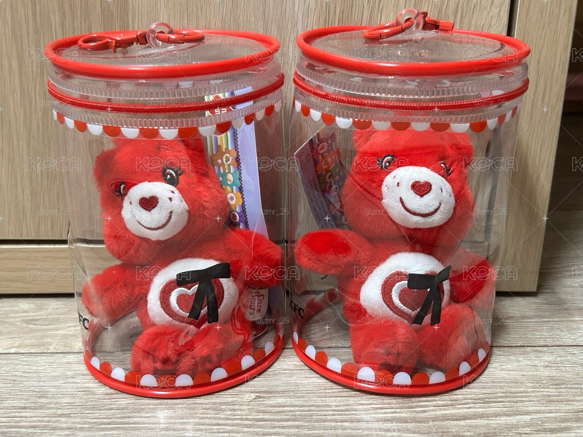 肯德基Carebears七夕限定盲盒吊飾