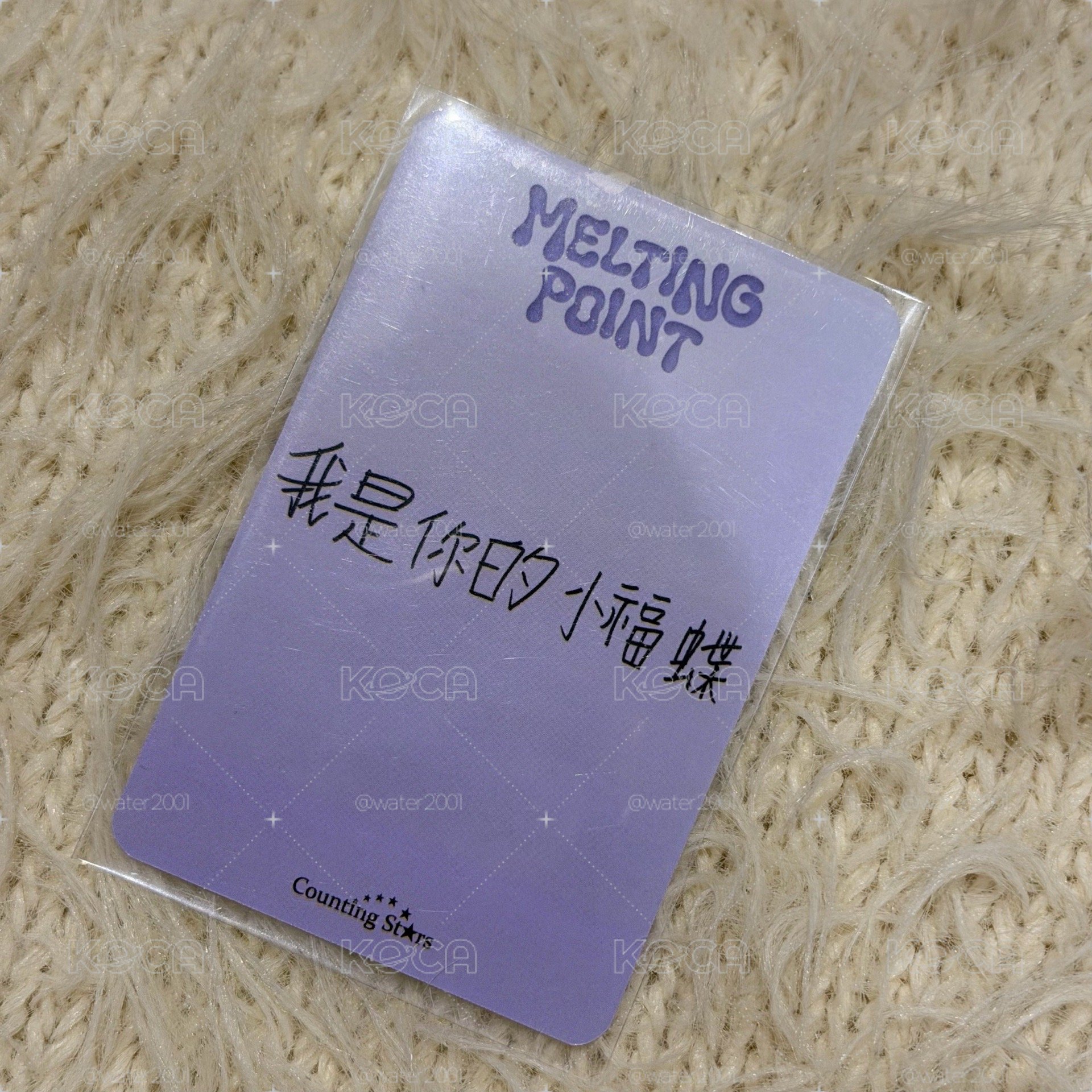 金地雄 迷二 數星星 中文卡背