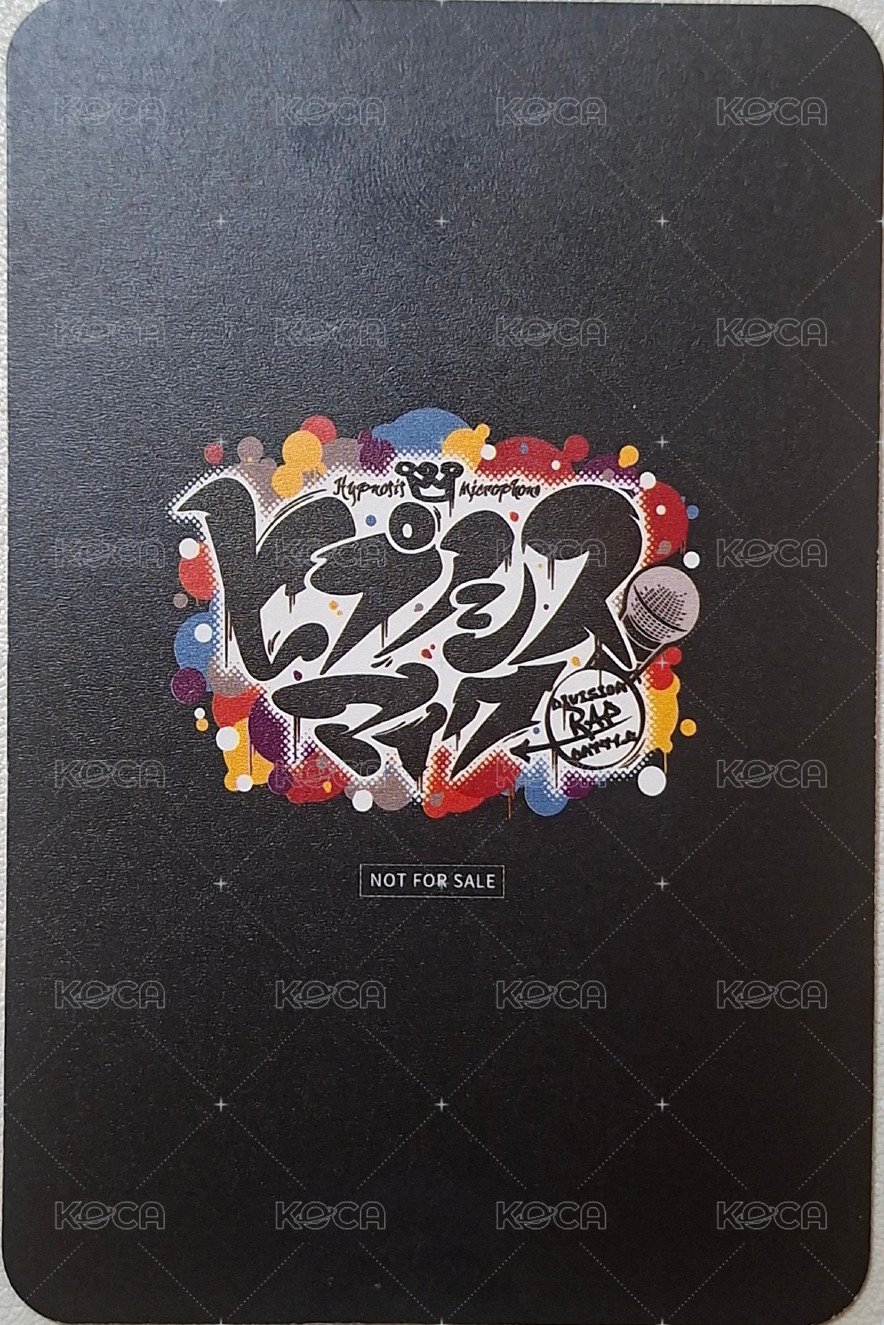催眠麥克風 Division Rap Battle 電影（台灣） 碧棺左馬刻 特典卡  背面