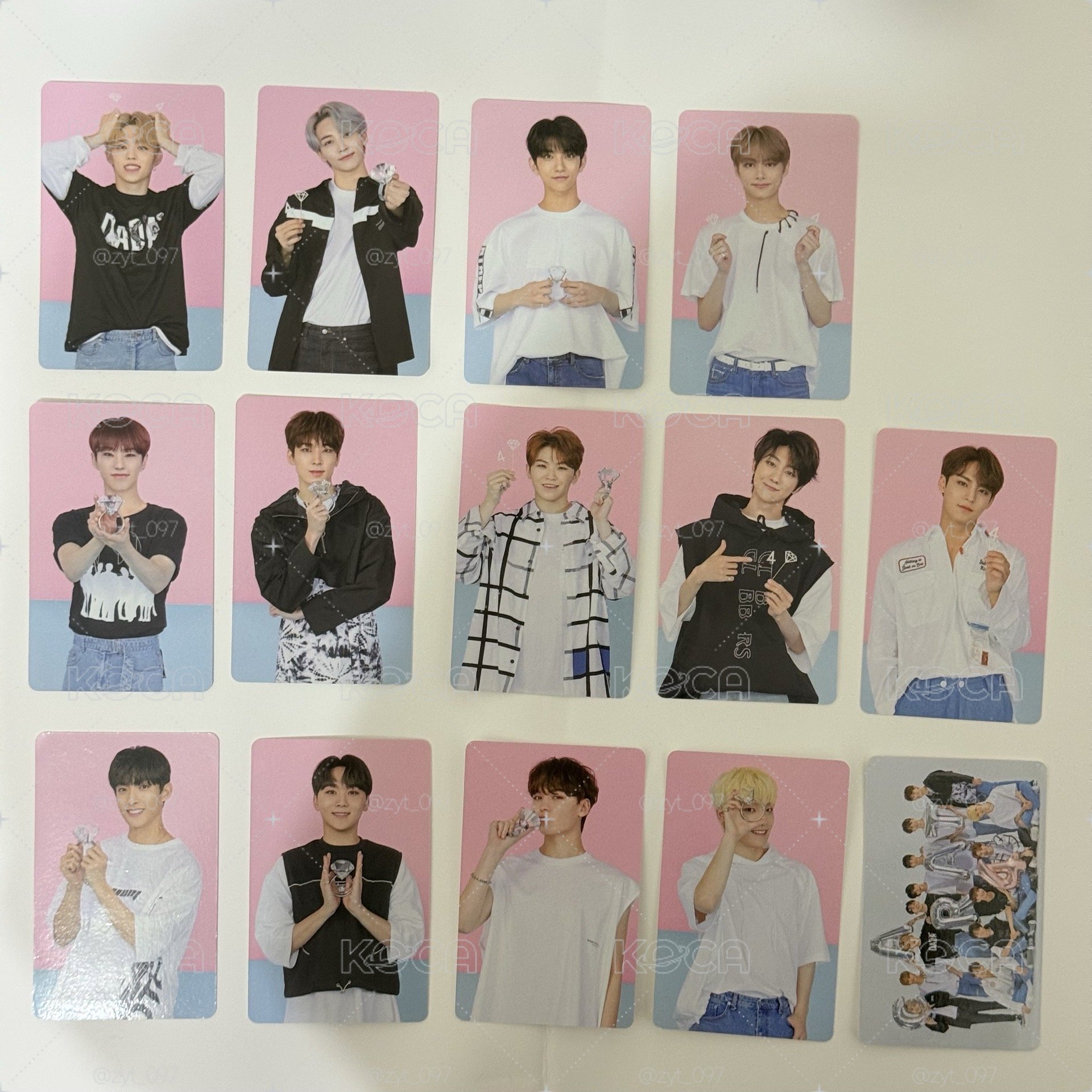 SEVENTEEN 3&4期會員禮小卡