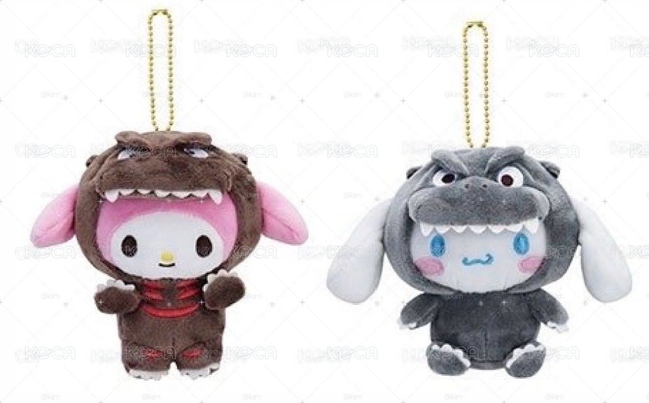三麗鷗×GODZILLA哥吉拉聯名吊娃