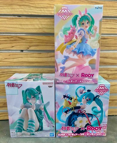 《現貨全新》日本正版 TAITO 初音未來 AMP+ RODY 跳跳馬 聯名 景品公仔模型