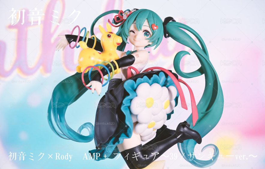 《現貨全新》日本正版 TAITO 初音未來 AMP+ RODY 跳跳馬 聯名 景品公仔模型