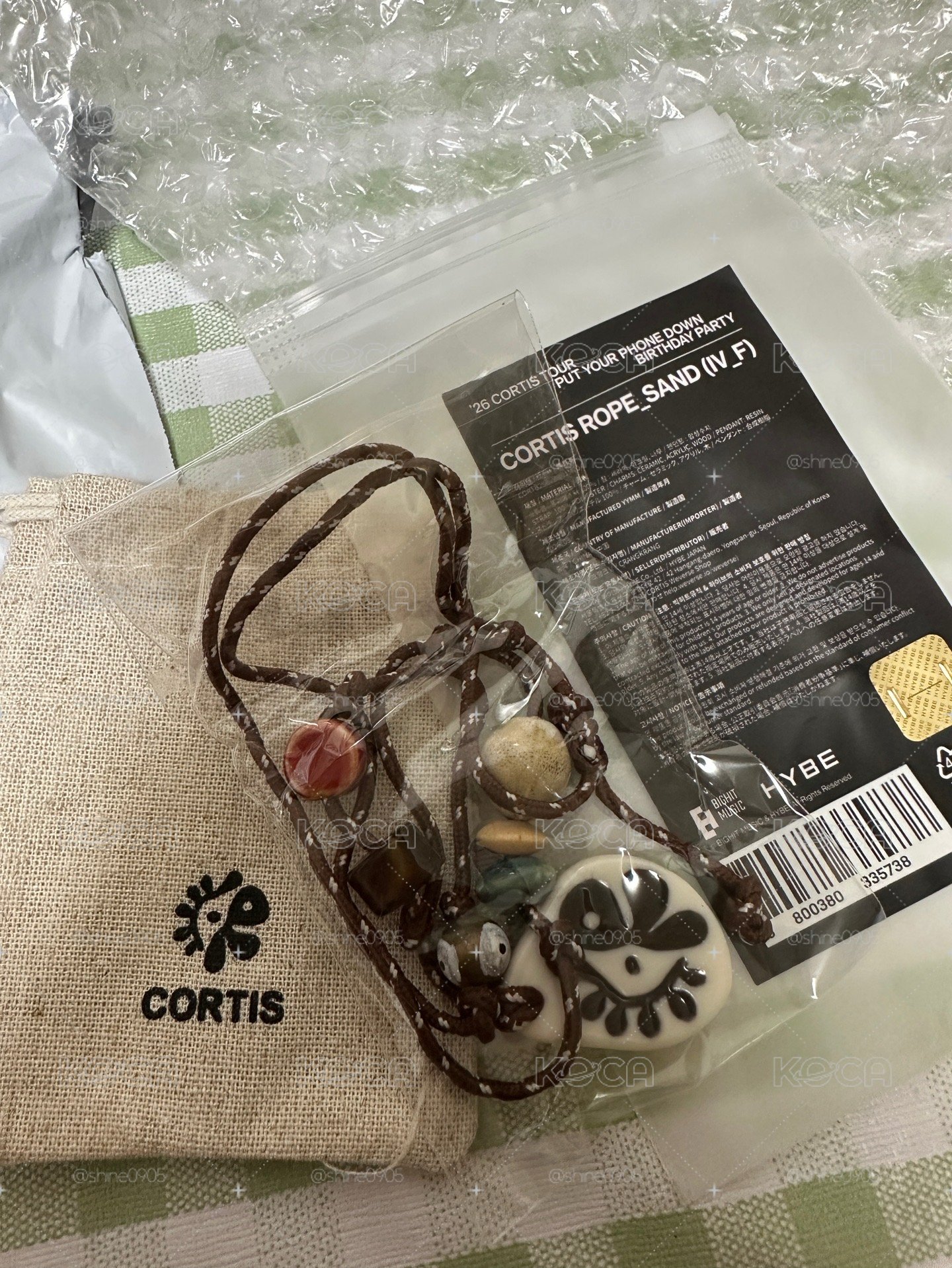 CORTIS 2026 TOUR <PUT YOUR PHONE DOWN>生日項鏈sand