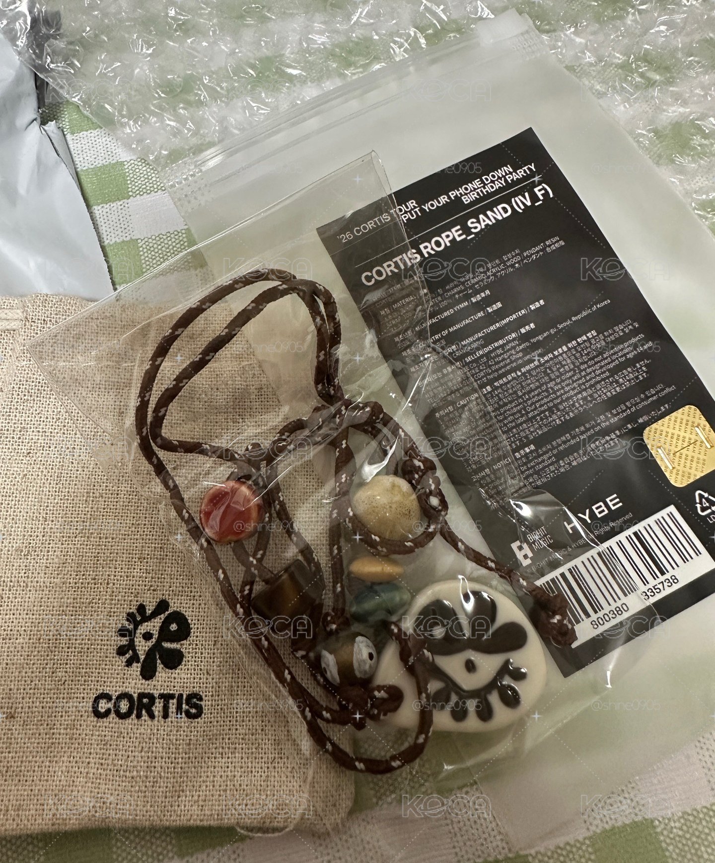 CORTIS 2026 TOUR <PUT YOUR PHONE DOWN>生日項鏈sand