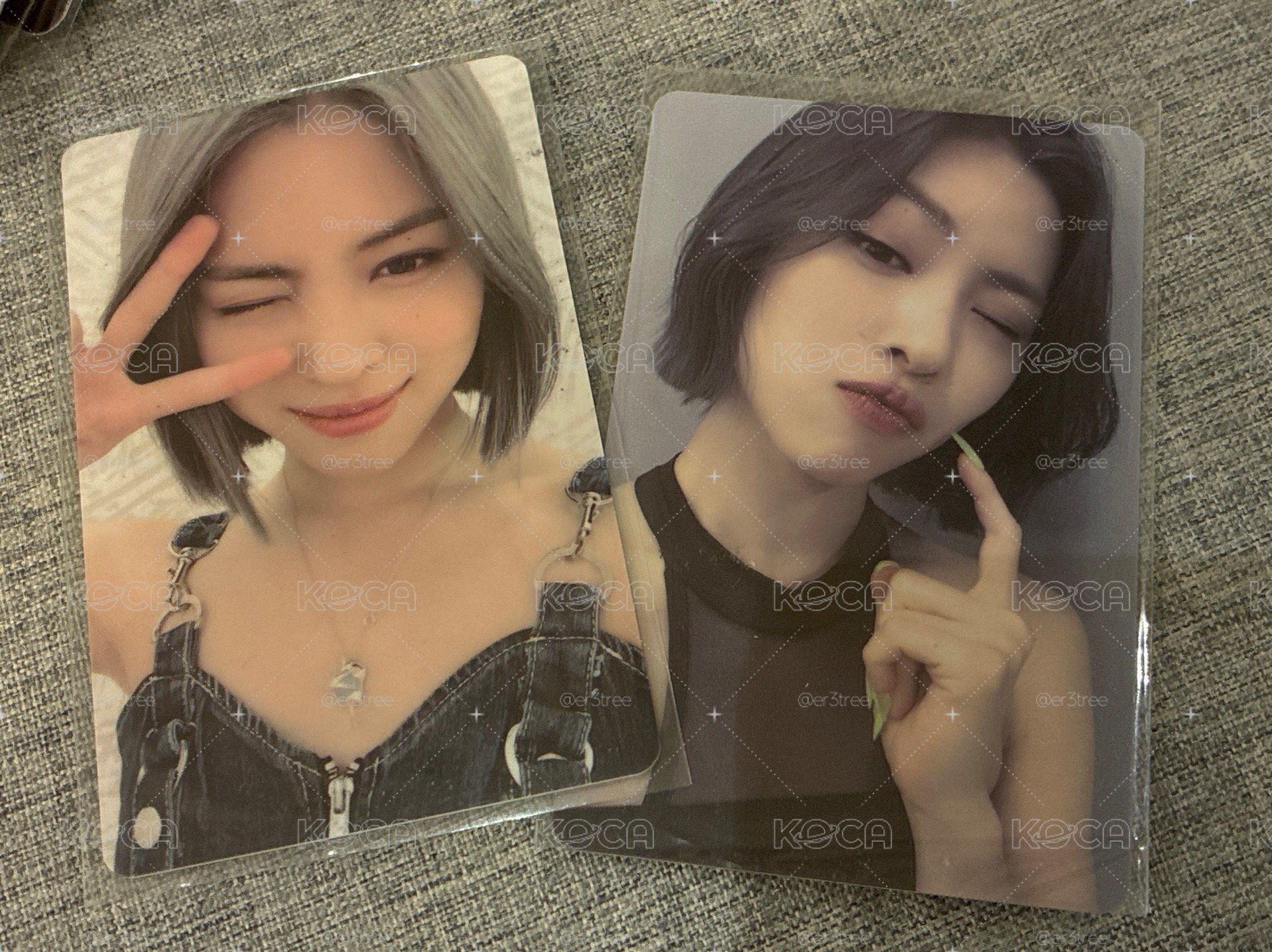 現貨！ITZY Cheshire 幸運卡pvc 留真