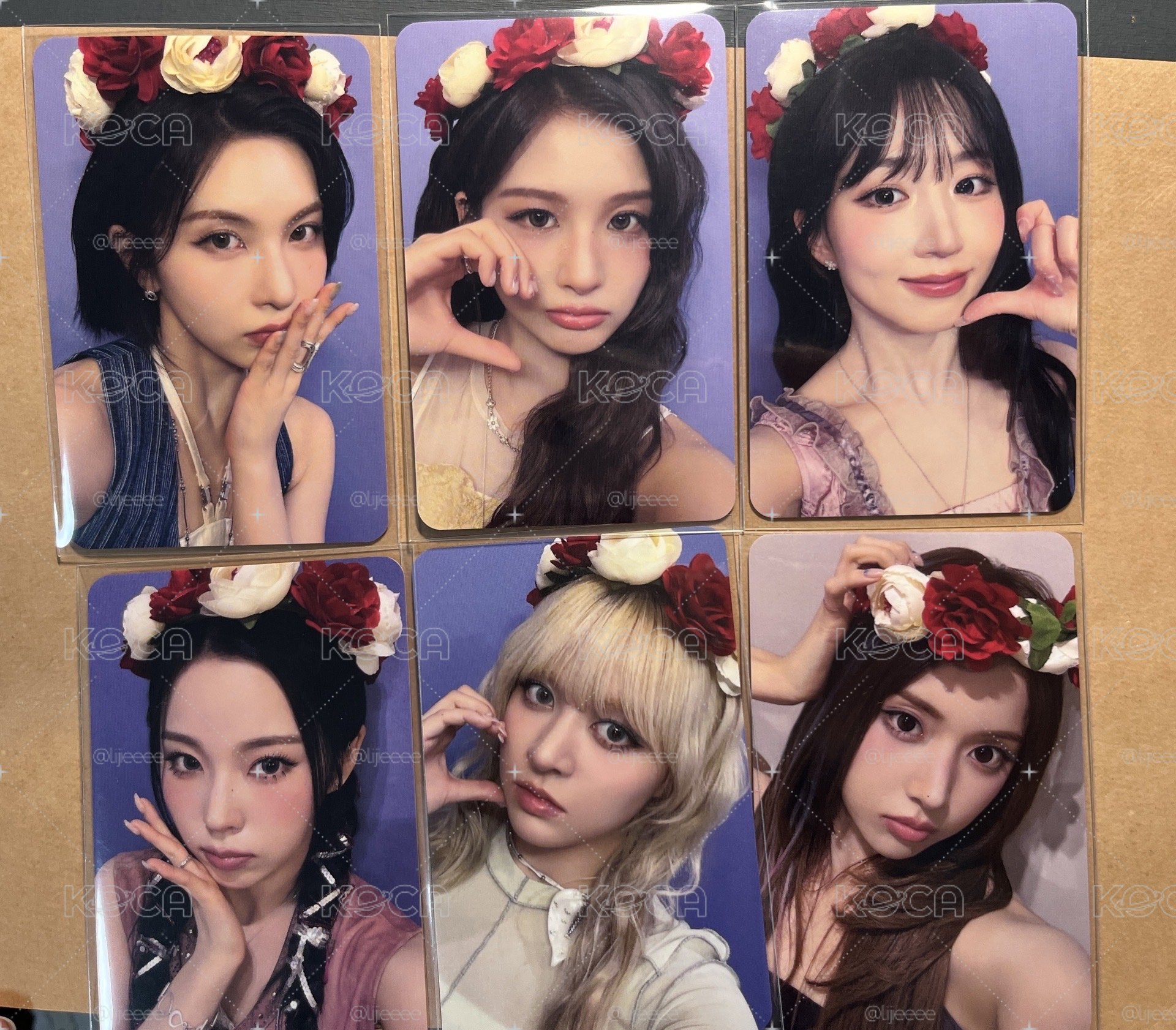 ms玫瑰花環簽售卡