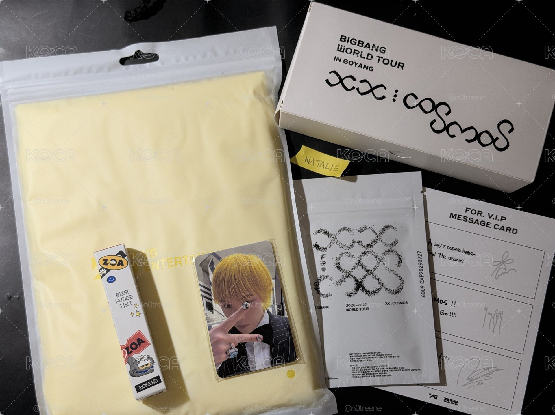 BIGBANG高陽場會員禮