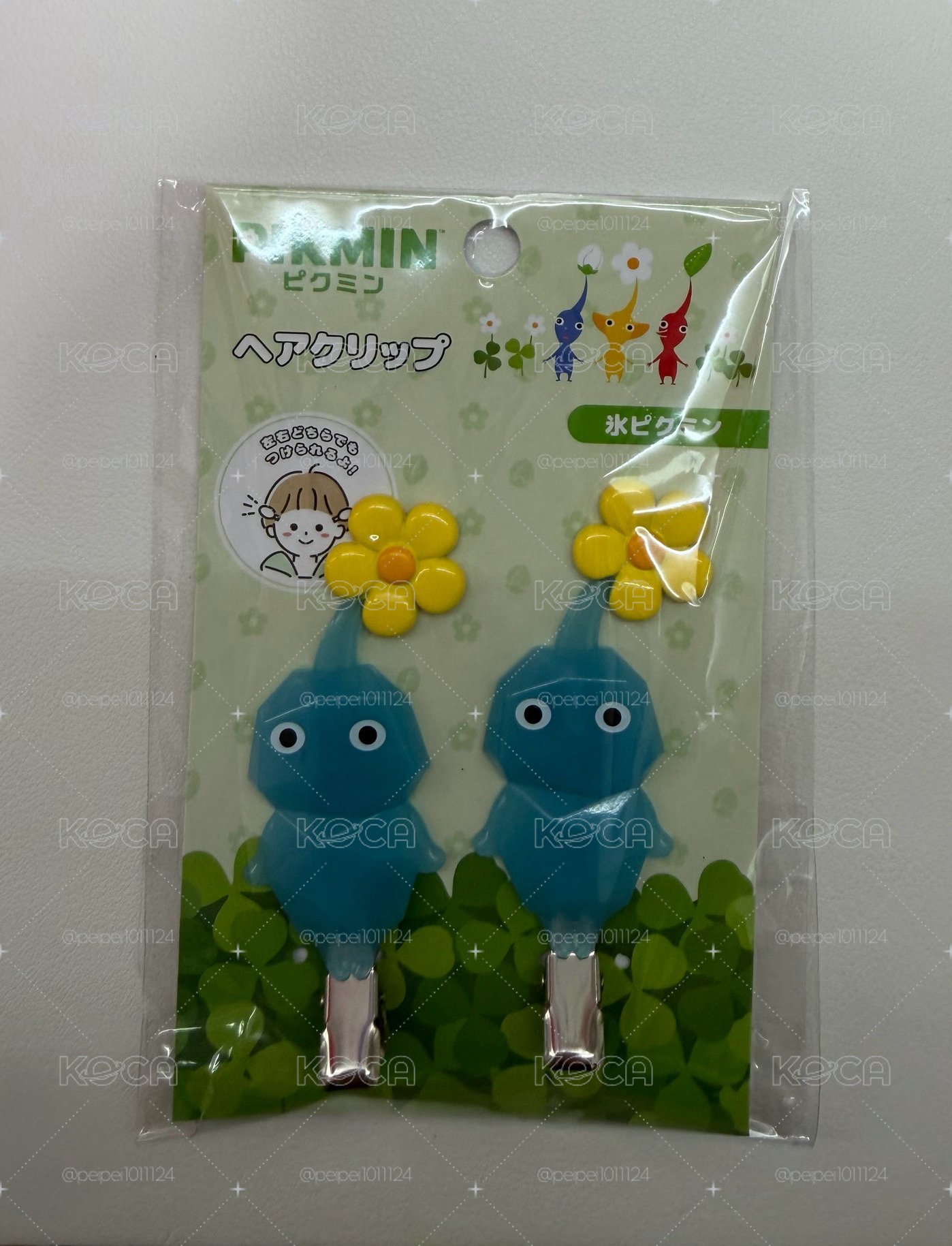 皮克敏 冰皮髮夾