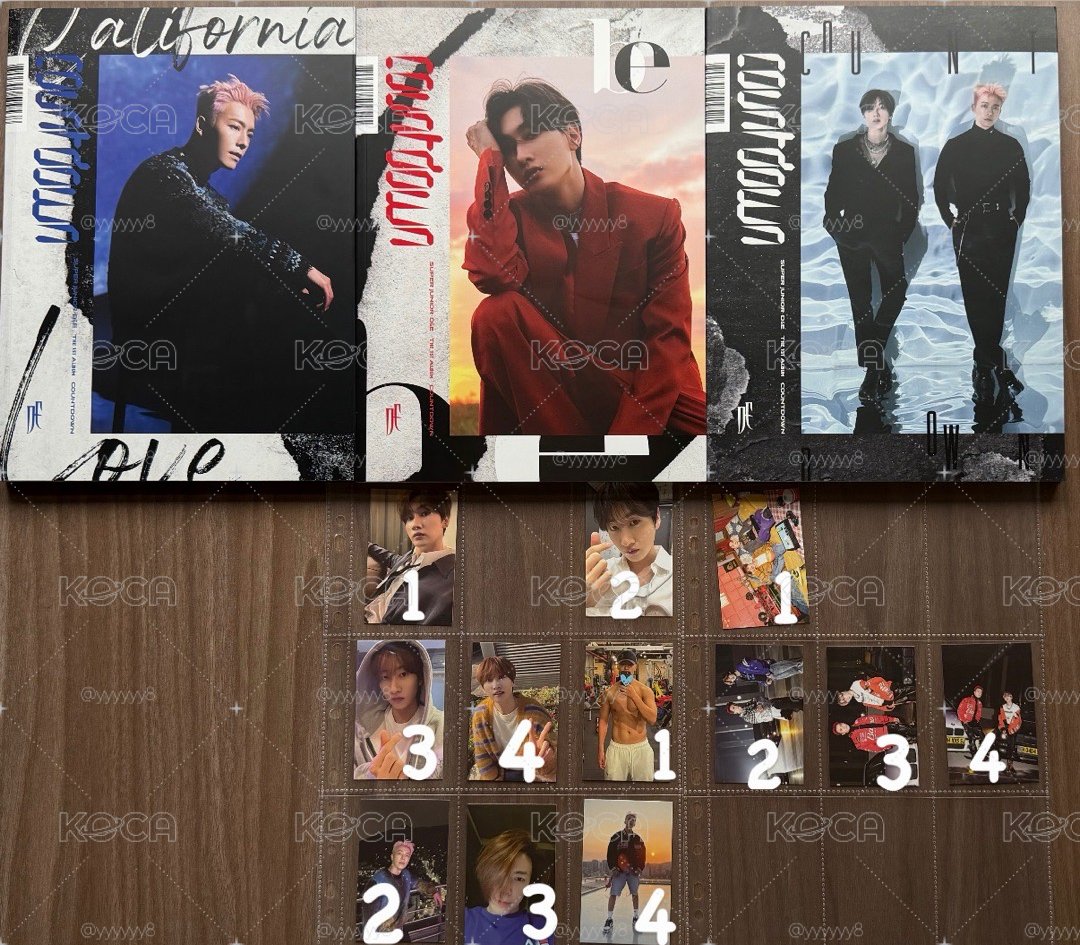 D&E 第一張正規專輯《COUNTDOWN》李東海 李赫宰 赫海小卡 California Love Be
