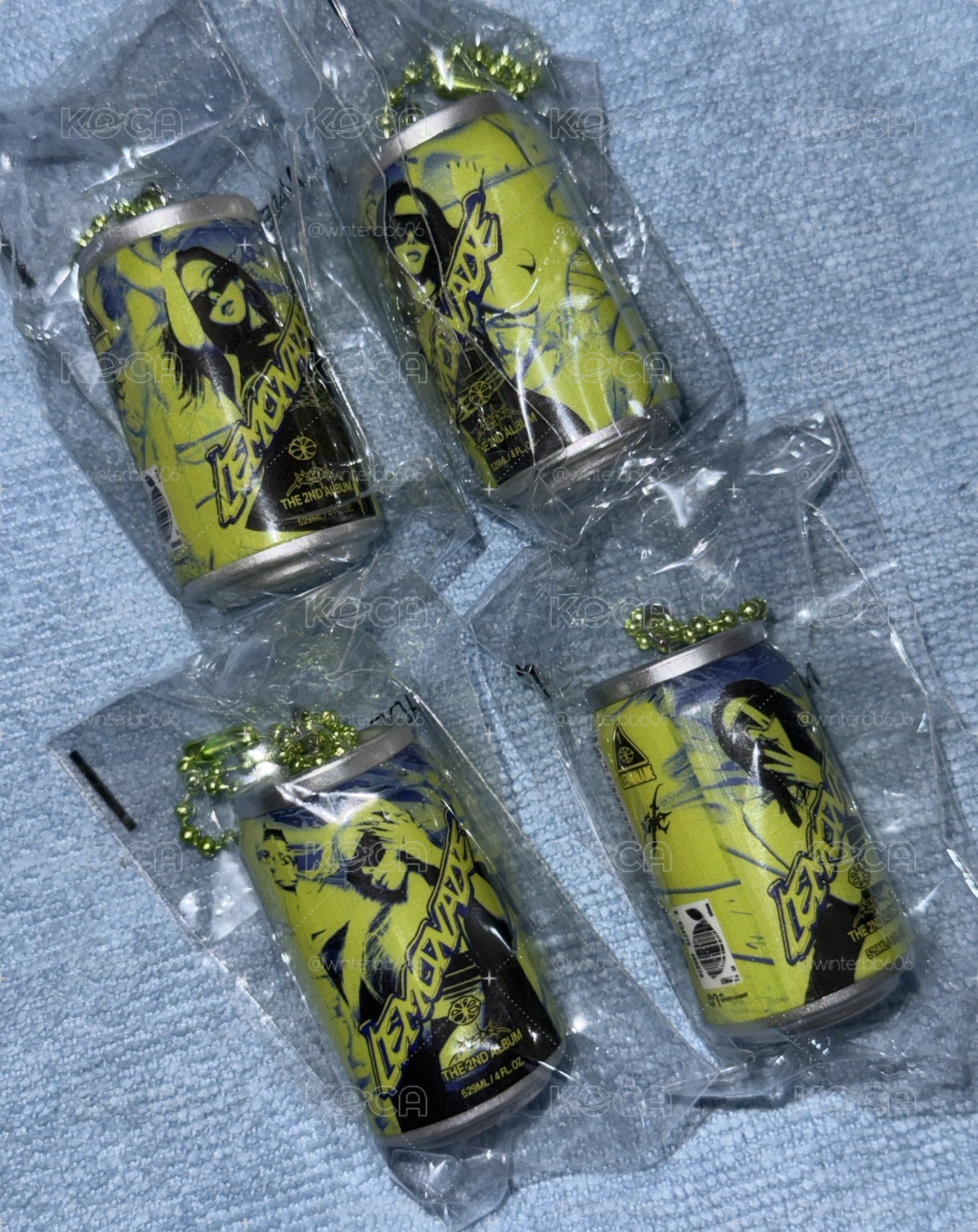 Lemonade快閃扭蛋 迷你罐鑰匙圈 一套