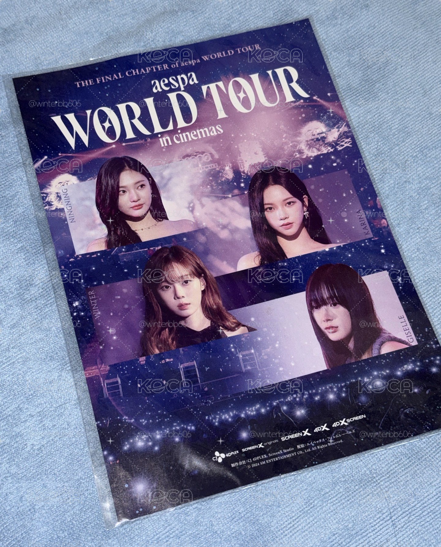 World Tour世巡電影 日本A4小海報