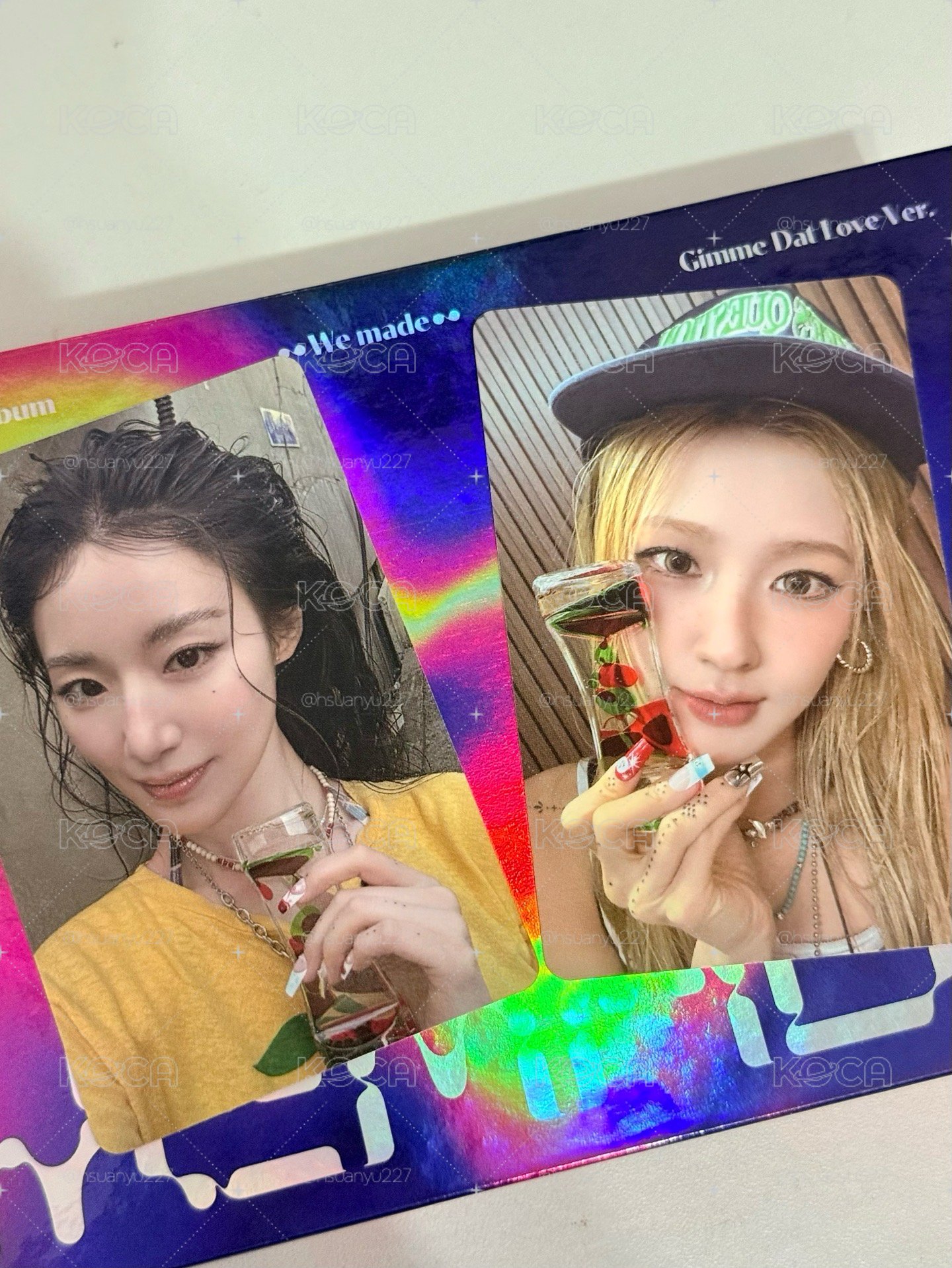 I-DLE 香水專卡 TJ CP
