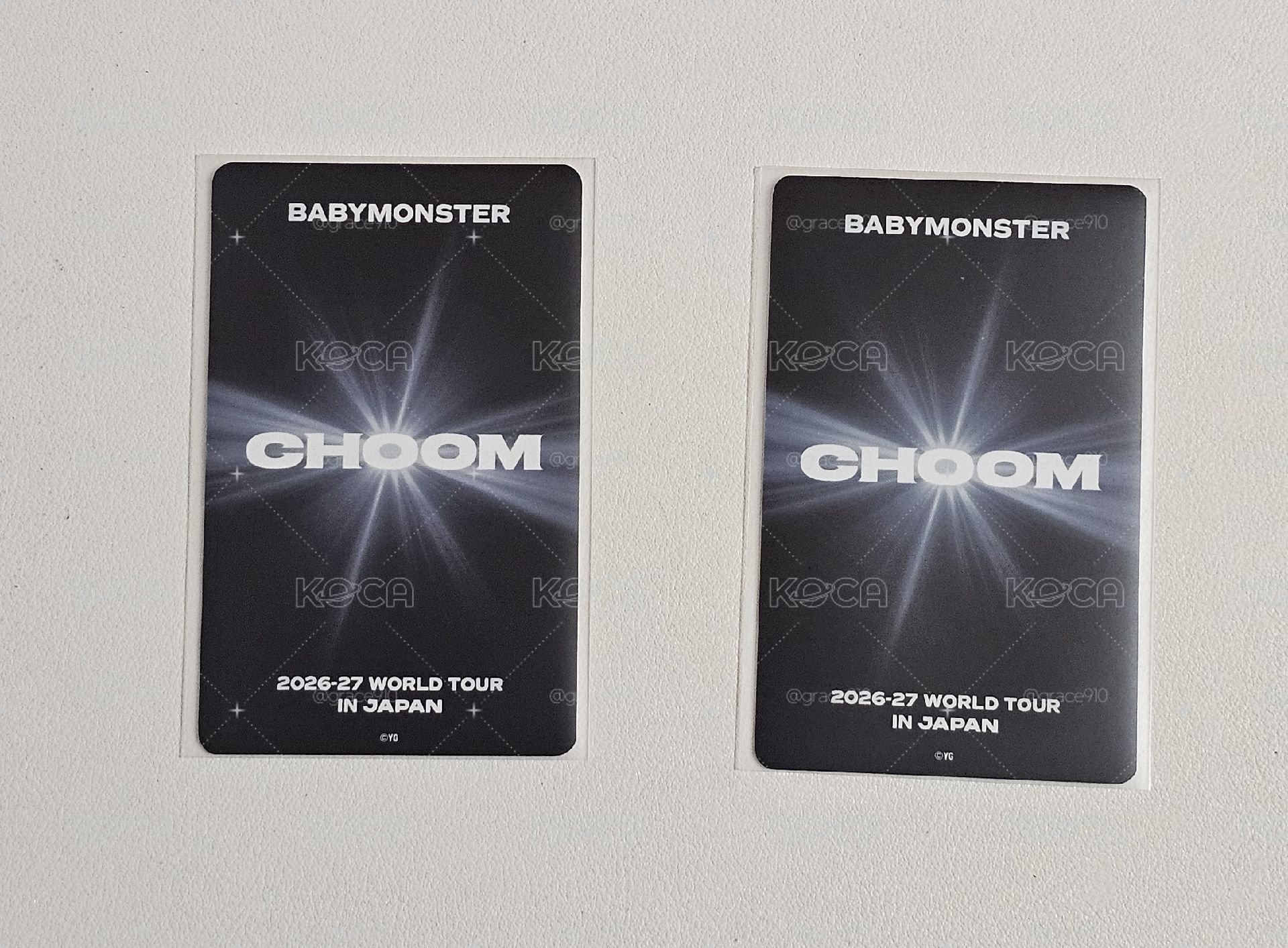 CHOOM日本場周隨機卡 塔（兩張一組/有微損）