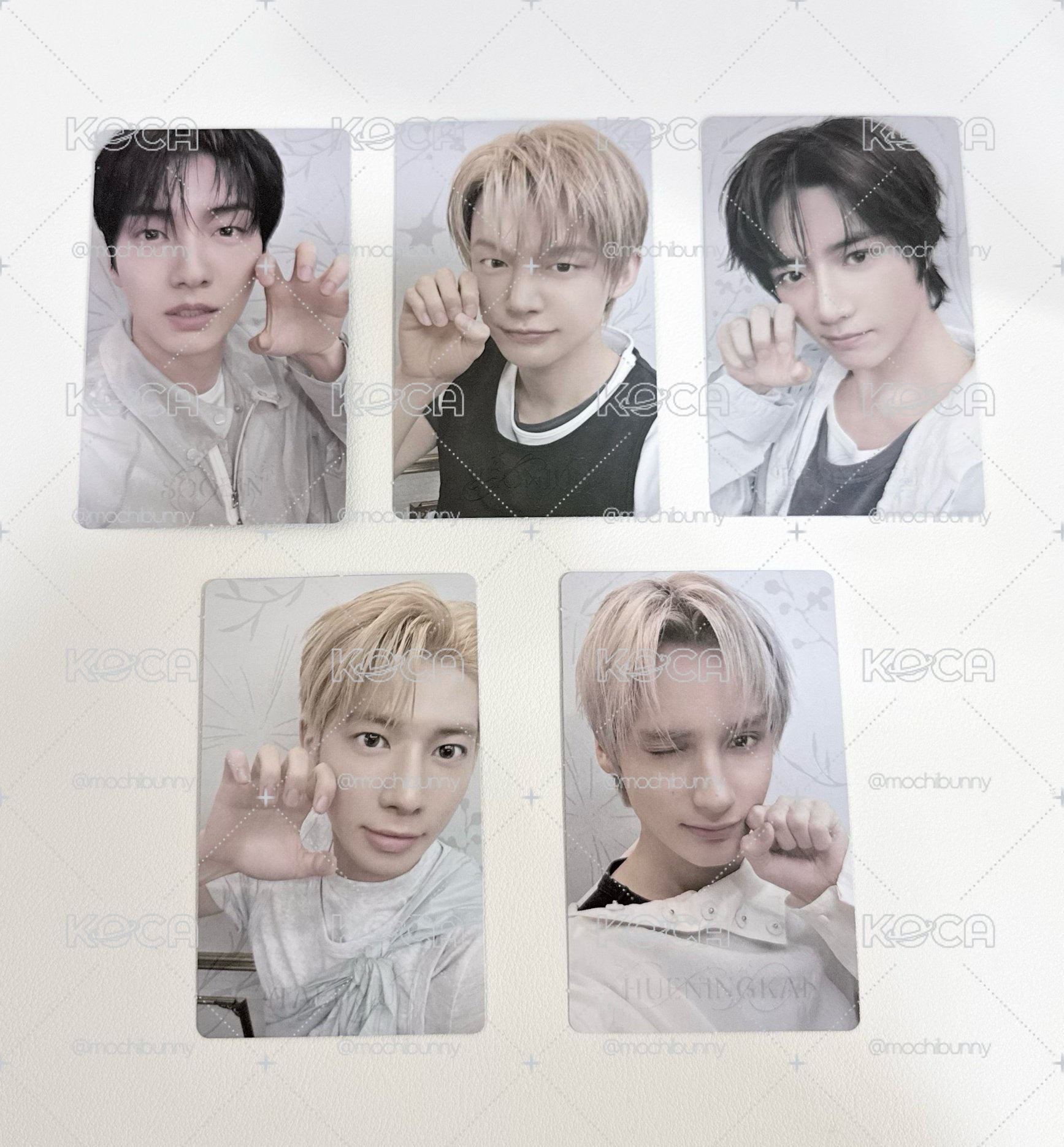 TXT❄️セツナハナビ 日咖 單封 特典卡 夜光卡