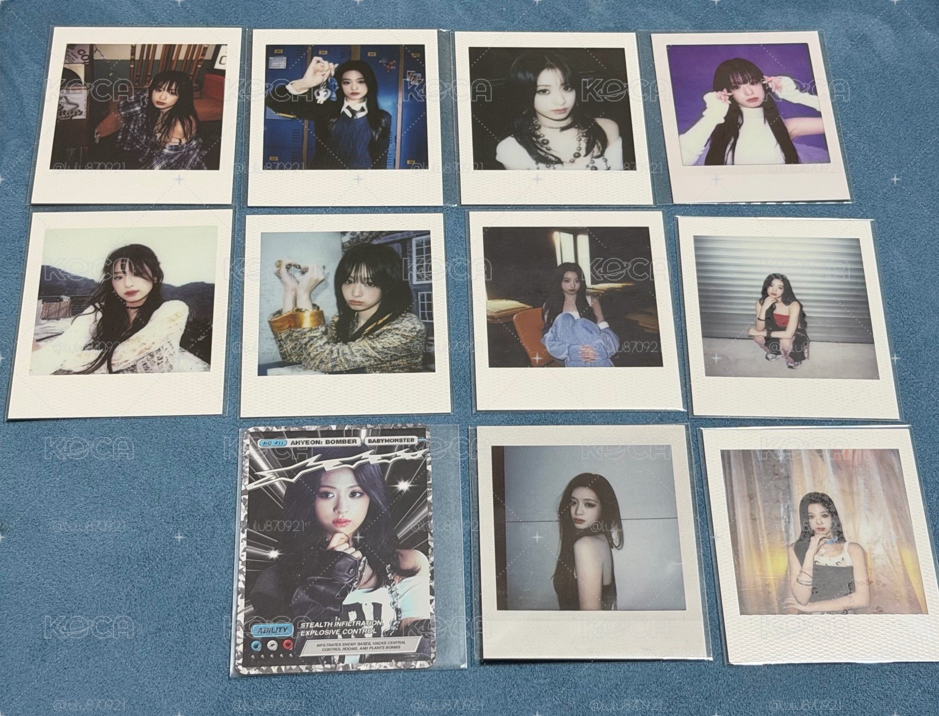 Babymonster Ahyeon 鄭雅賢 拍立得 明信片 變化卡