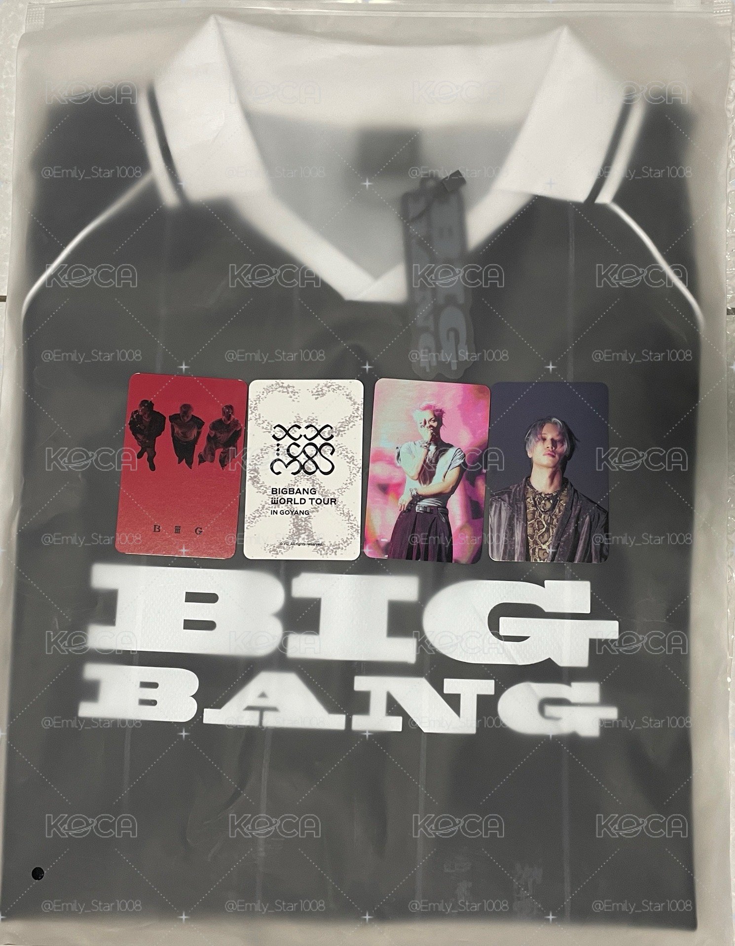 Bigbang 20週年演唱會球衣 L號  附滿額卡如照片