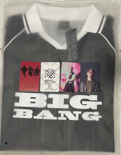 Bigbang 20週年演唱會球衣 L號  附滿額卡如照片