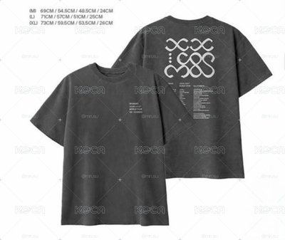 現貨 BIGBANG 巡迴T-SHIRT (L)