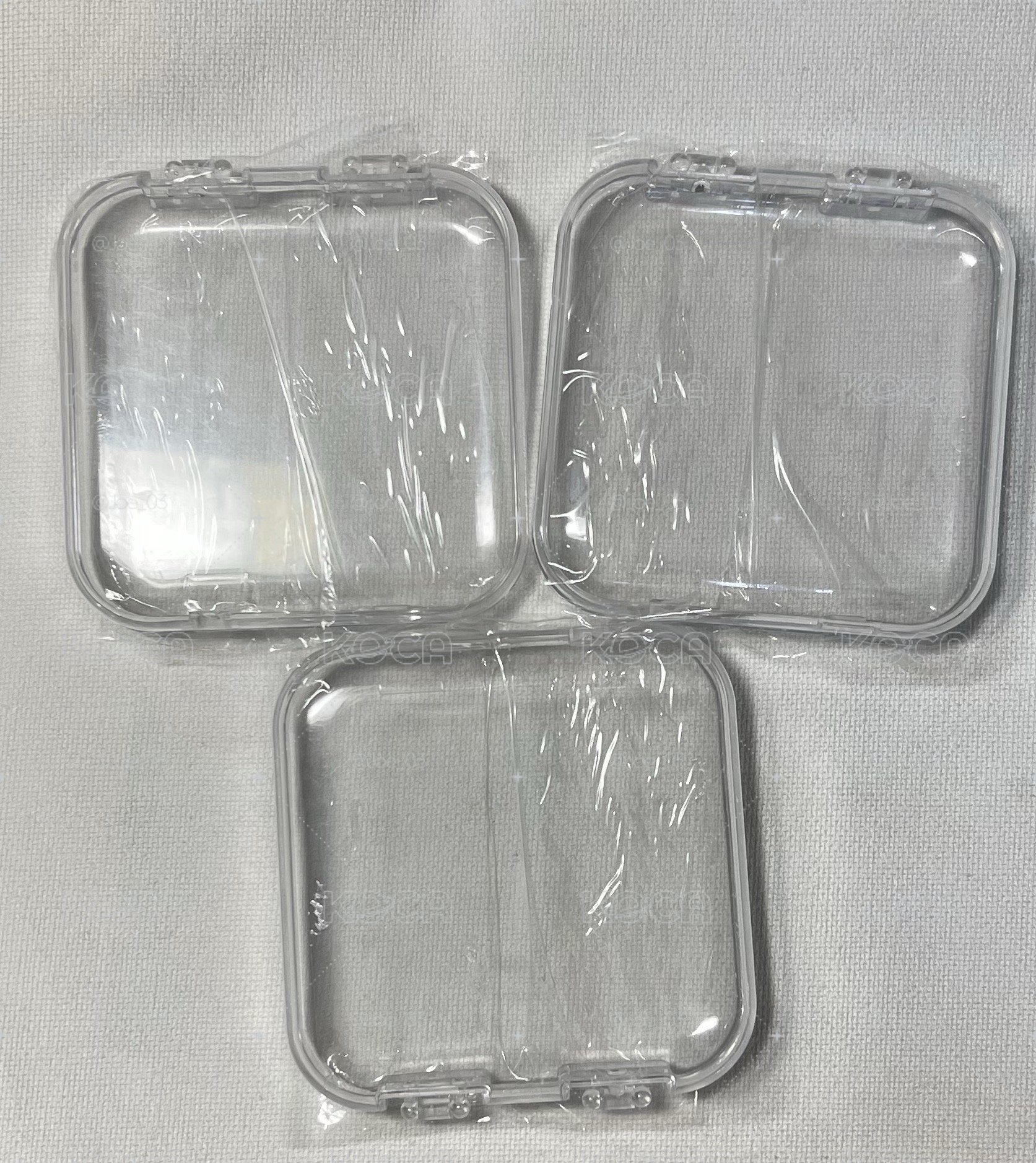 徽章透明盒｜7.5*7.5（3個）